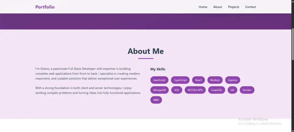 إنشاء موقع شخصى تعريفى Portfolio