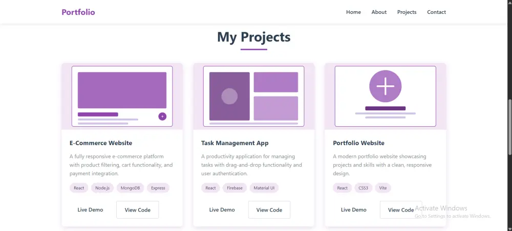 إنشاء موقع شخصى تعريفى Portfolio