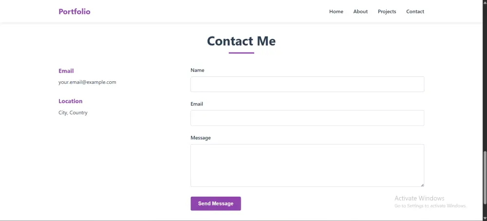 إنشاء موقع شخصى تعريفى Portfolio