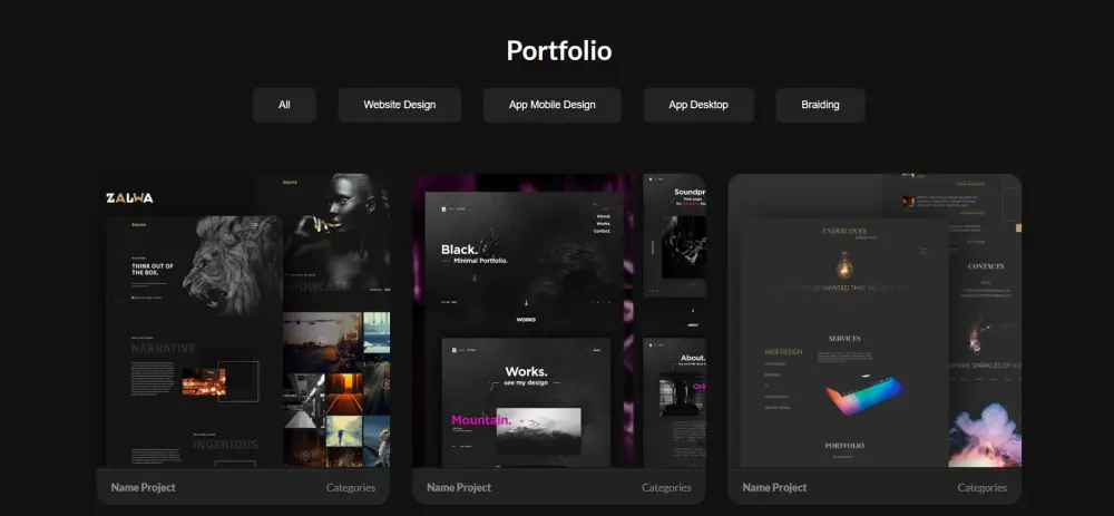 تصميم بورتفوليو احترافي يعرض مهاراتك وأعمالك السابقة