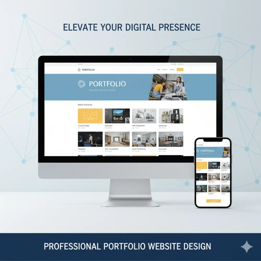 إنشاء معرض أعمال (Portfolio) بتصميم عصري