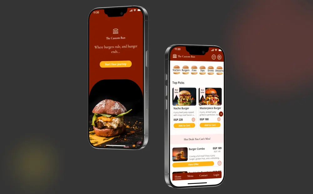 سأصمم لك واجهات تطبيق موبايل احترافية على Figma بتجربة مستخدم سلسة وجذابة