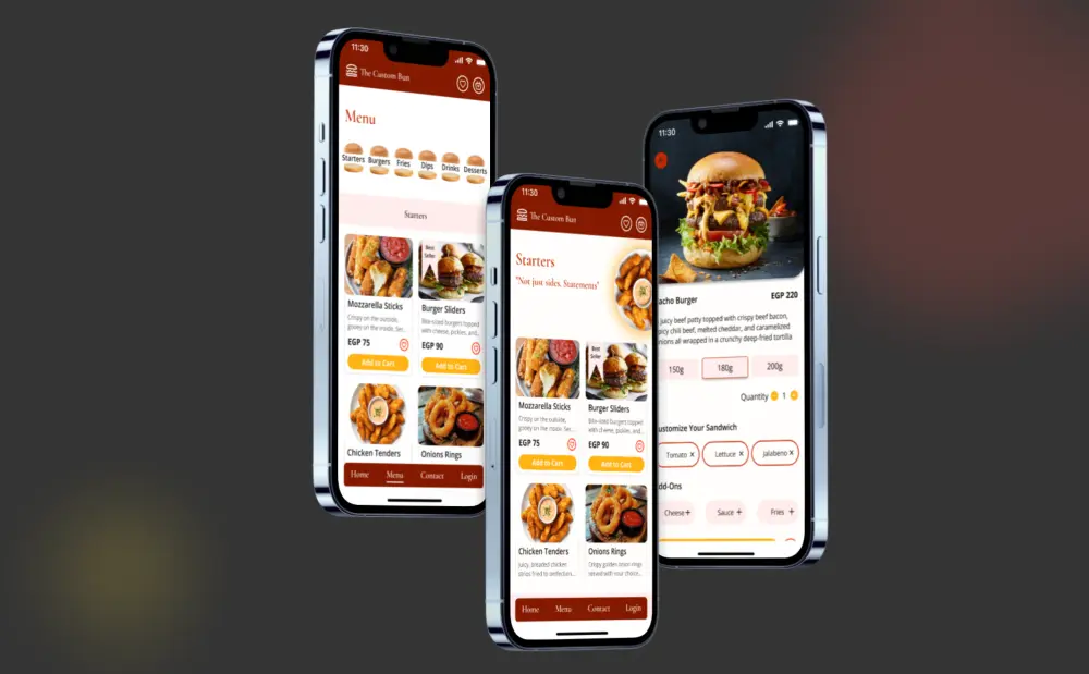 سأصمم لك واجهات تطبيق موبايل احترافية على Figma بتجربة مستخدم سلسة وجذابة