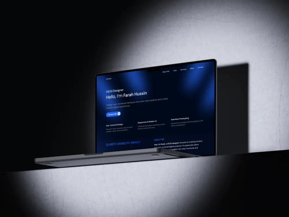تصميم Portfolio شخصي احترافي يبرز مهاراتك ويجذب العملاء