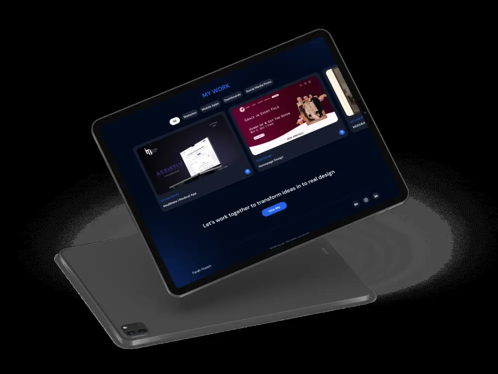 تصميم Portfolio شخصي احترافي يبرز مهاراتك ويجذب العملاء