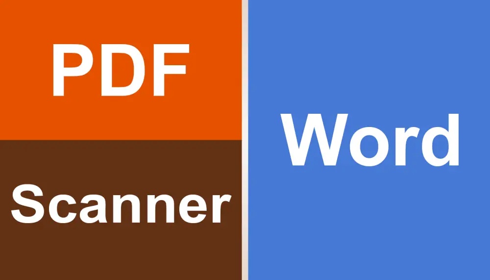 تفريغ ملفات PDF، الأوراق الممسوحة بالماسح الضوئي و الملفات المصور في ملف Word