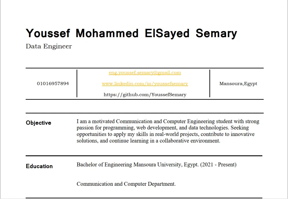 إنشاء وتصميم سيرة ذاتية واحدة (CV) احترافية.
