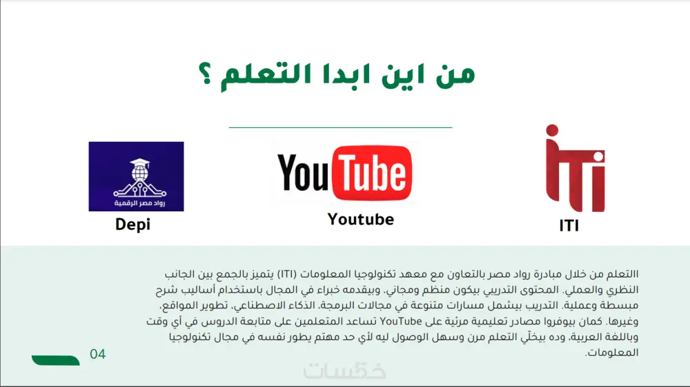 إعداد عرض باوربوينت منسق وجذاب لعرض مشاريعك