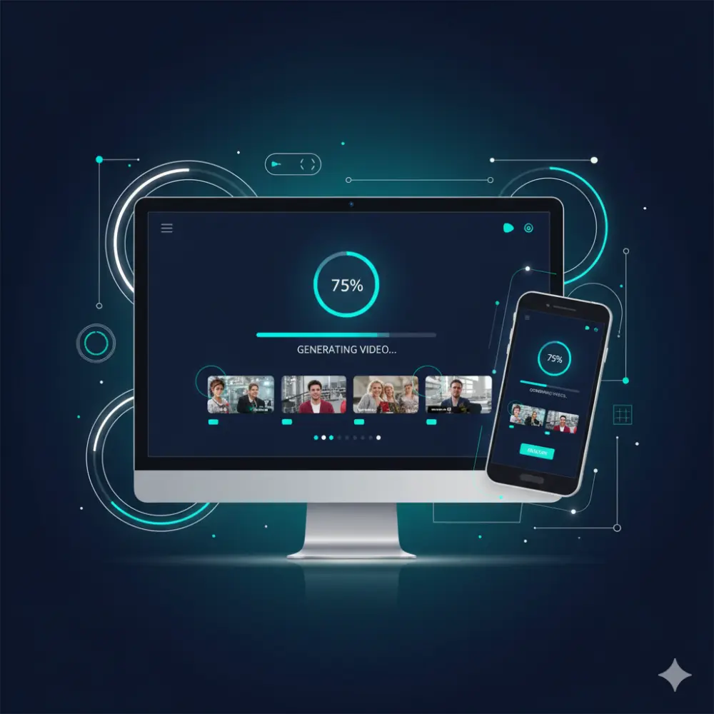 إنشاء فيديو احترافي باستخدام الذكاء الاصطناعي بأسلوب مخصص لعملك