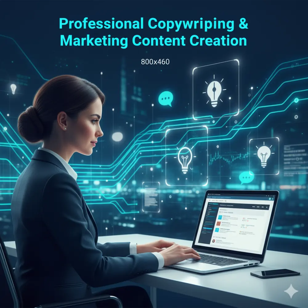 كتابة محتوى تسويقي ونسخ إعلانية احترافية