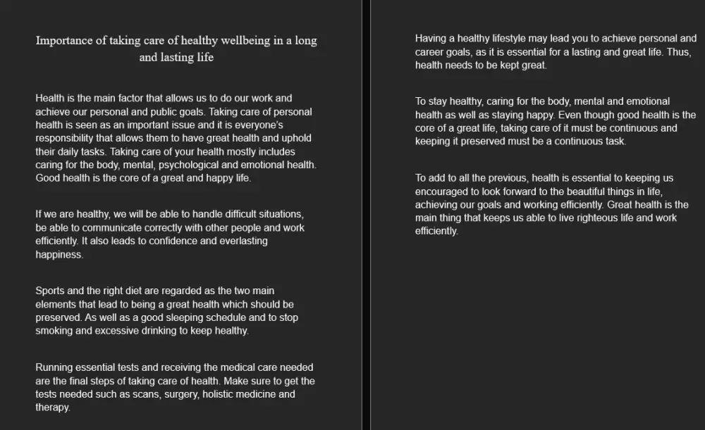 كتابة مواضيع بالانجليزية