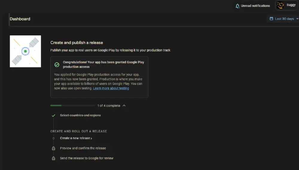 ختبار مغلق لتطبيقات جوجل بلاي وتفعيل إذن الاصدار العلني