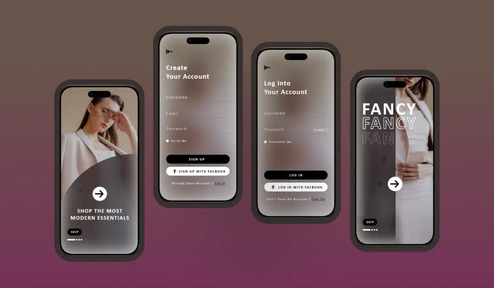 تصميم واجهات تطبيق احترافية UI/UX