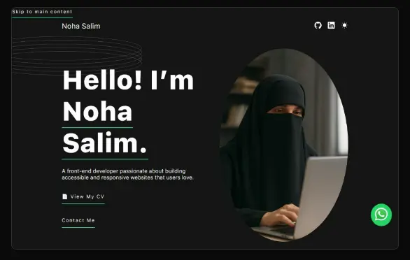 موقع شخصي | Personal Portfolio