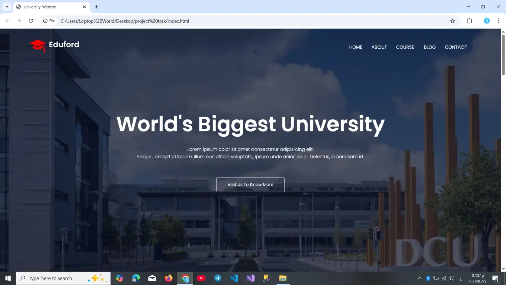 عمل وبرمجة مواقع