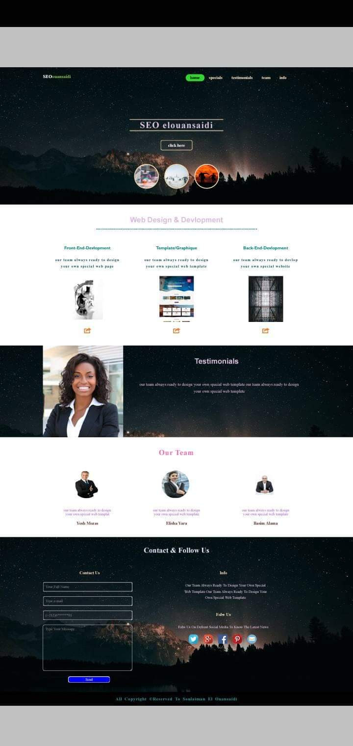 سوف اقوم بتصميم وبرمجه مواقع الوب