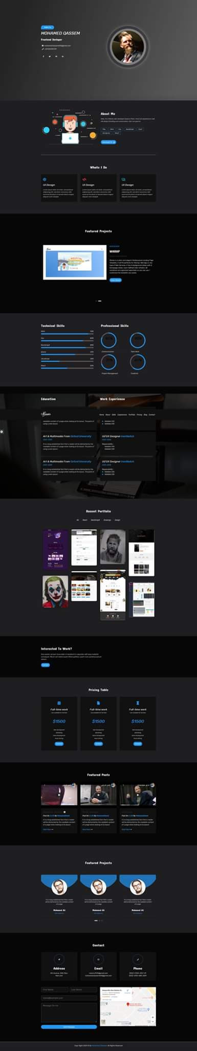 سوف اقوم بتصميم وبرمجه مواقع الوب