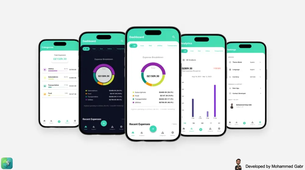 تصميم وبرمجة تطبيق Flutter احترافي بمعمارية نظيفة وأداء عالٍ لأجهزة Android وiOS