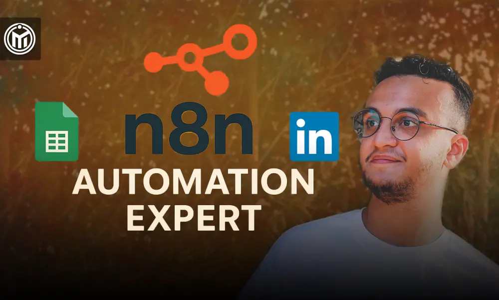 إنشاء نظام أتمتة ذكي باستخدام n8n لنشر المنشورات تلقائيًا على LinkedIn