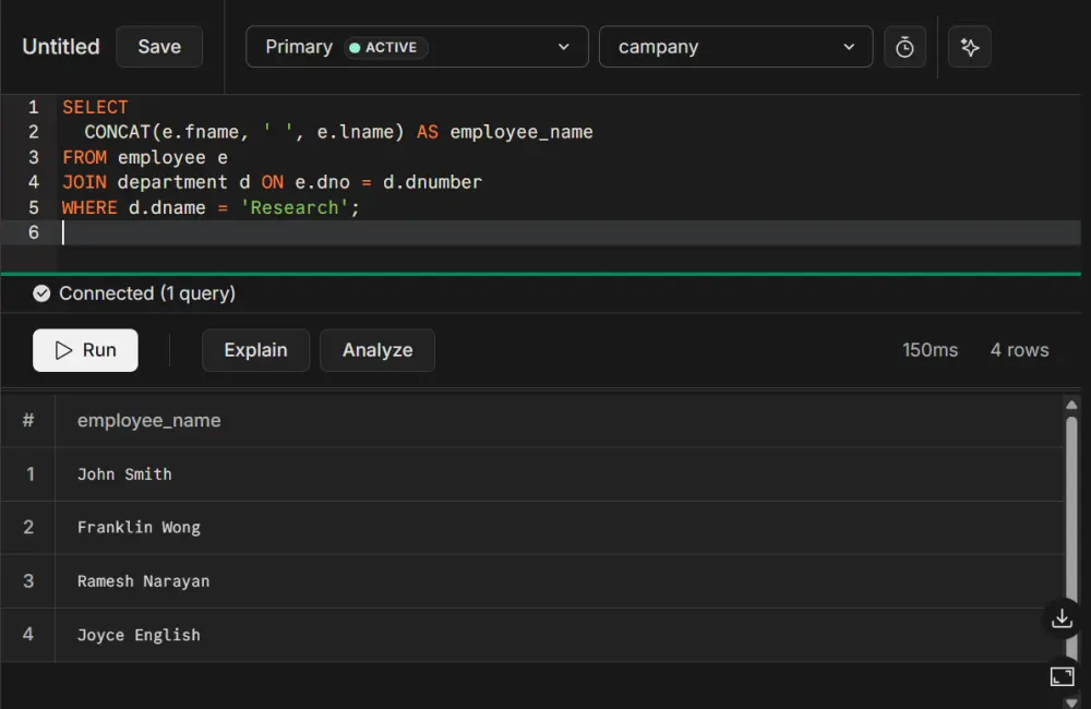 تحليل البيانات وتنظيفها SQL, Python