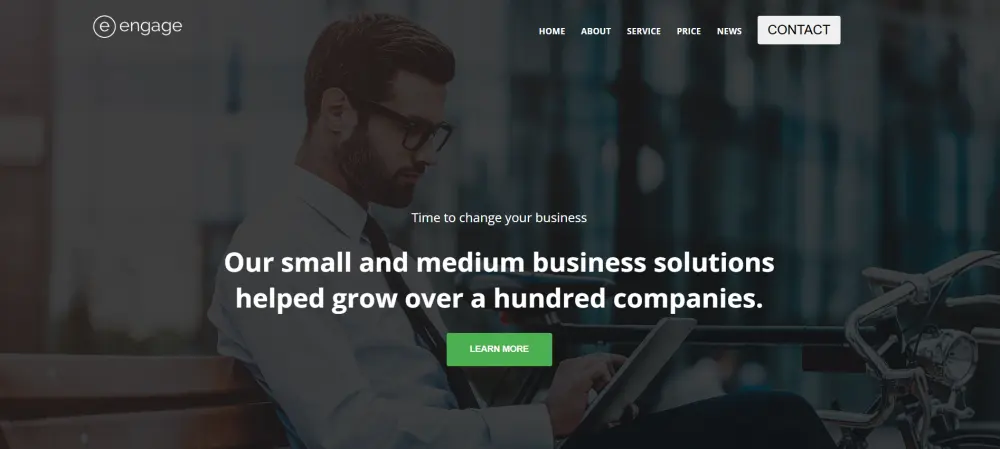 صفحة ويب ثابتة و متجاوبة مع كل الشاشات