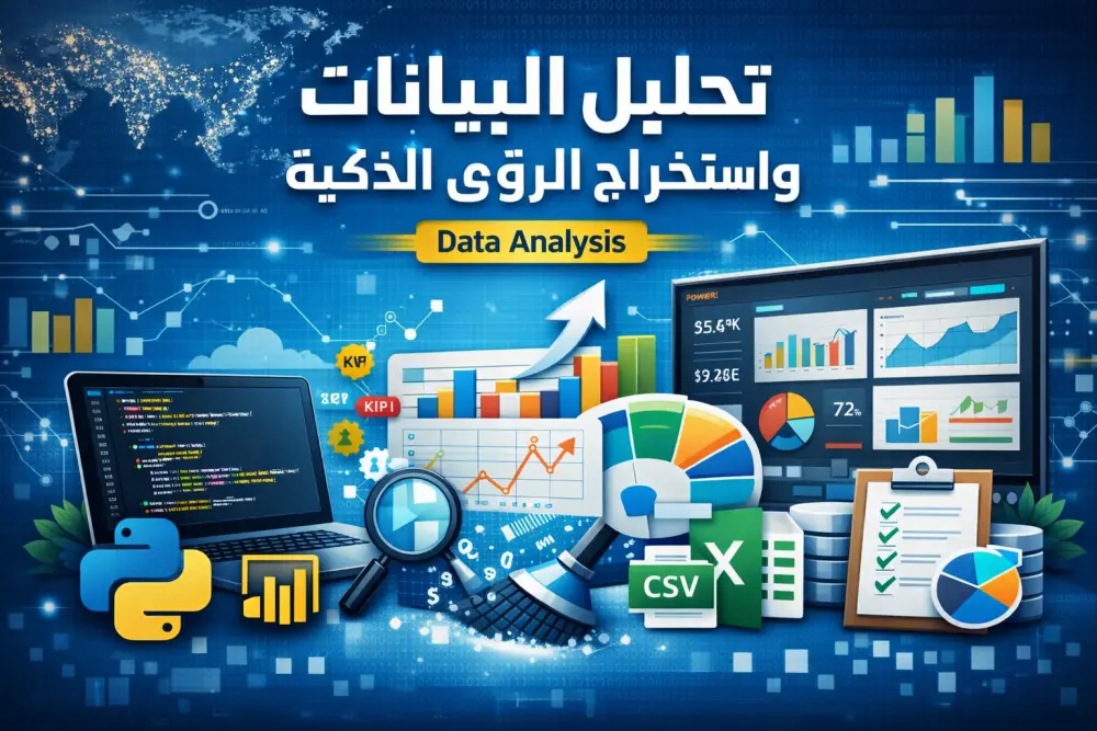 تحليل بيانات وإنشاء power bi dashboard