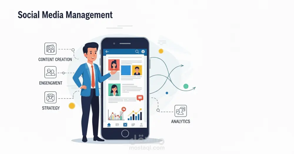 ادارة صفحات السوشيال ميديا