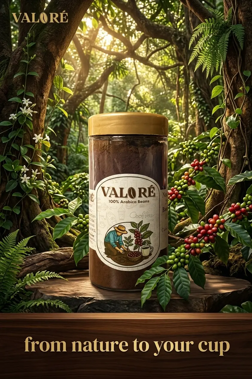 عمل تصميم لعبوة قهوة وتصاميم سوشيال ميديا