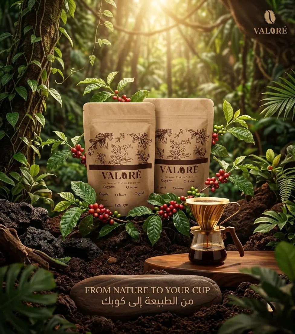 عمل تصميم لعبوة قهوة وتصاميم سوشيال ميديا