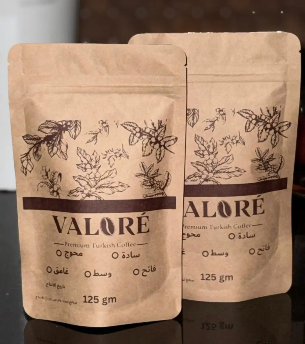 عمل تصميم لعبوة قهوة وتصاميم سوشيال ميديا