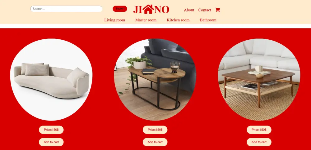 تصميم موقع ب HTML , CSS , JS, Tailwind