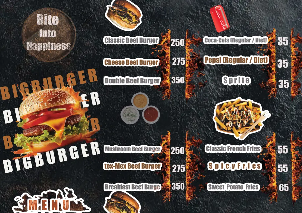 اعداد منيو للمطاعم