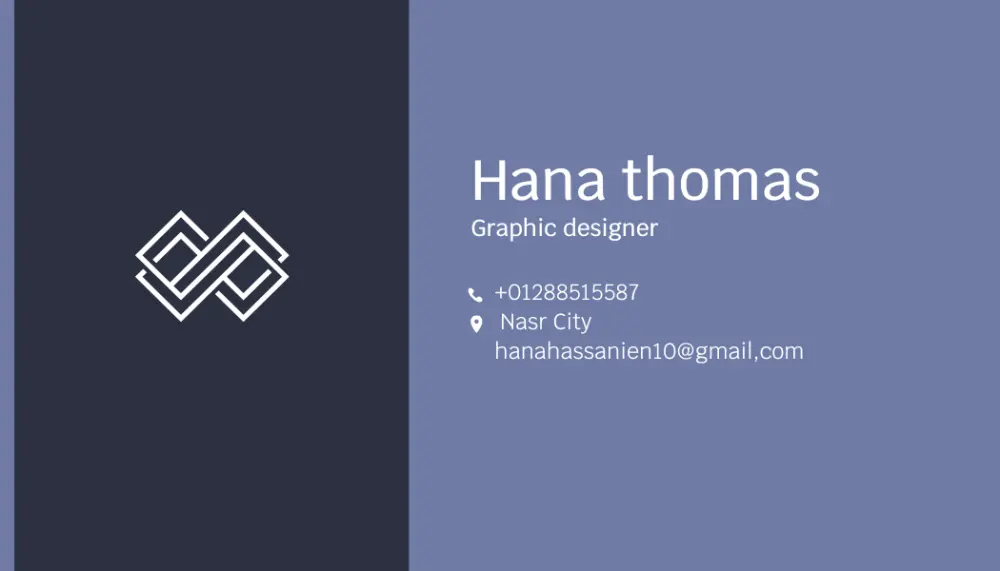 business card بطاقة عمل