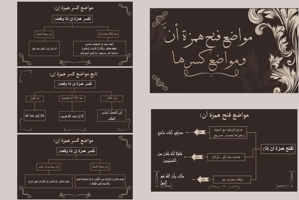 عمل تصميم باوربوينت محترف