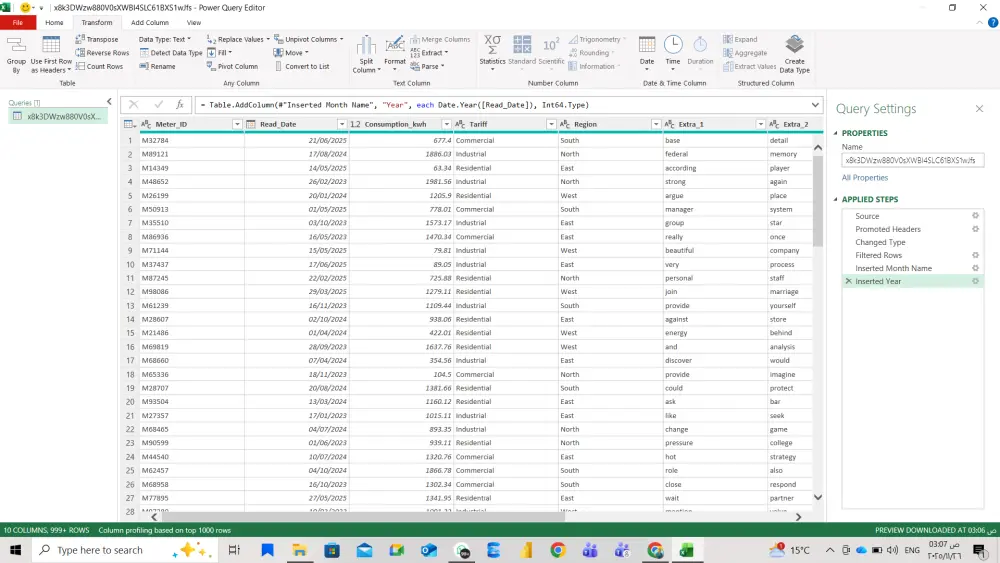 تحليل البيانات وتنظيفها وإنشاء داشبورد احترافي باستخدام PowerBi