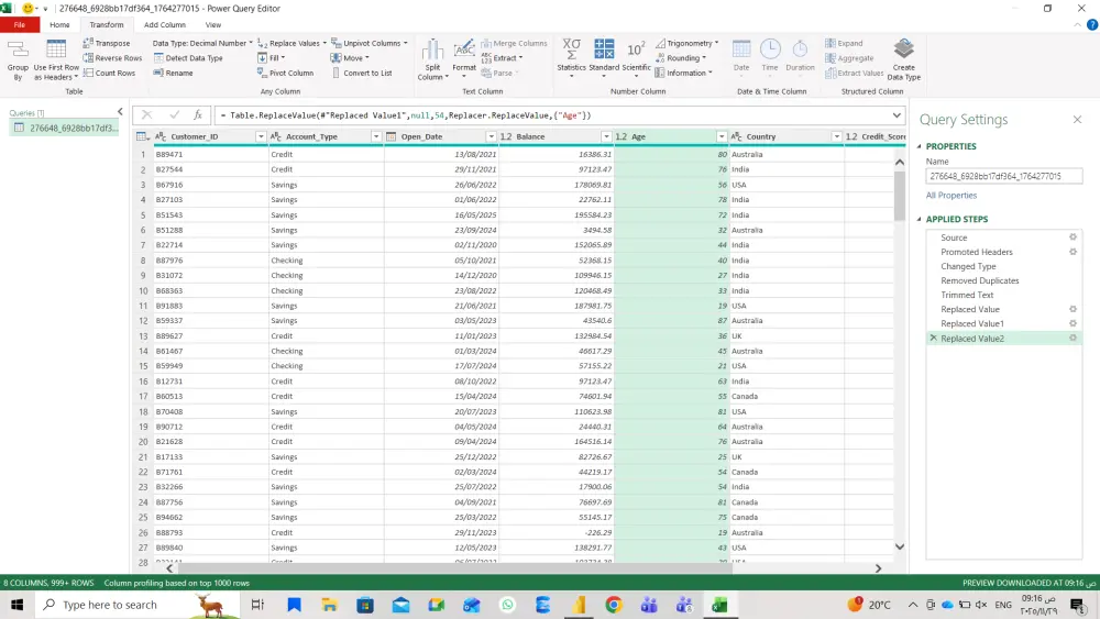 تحليل البيانات وتنظيفها وإنشاء داشبورد احترافي باستخدام PowerBi