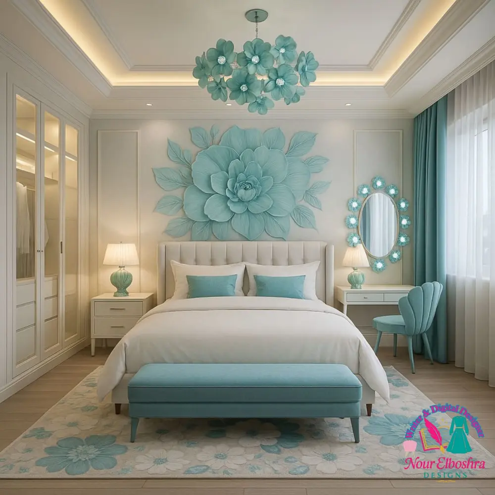 تصميم ديكور داخلي واقعي AI بمساحات وأحدث صيحات عصرية دقيقة ومفصلة