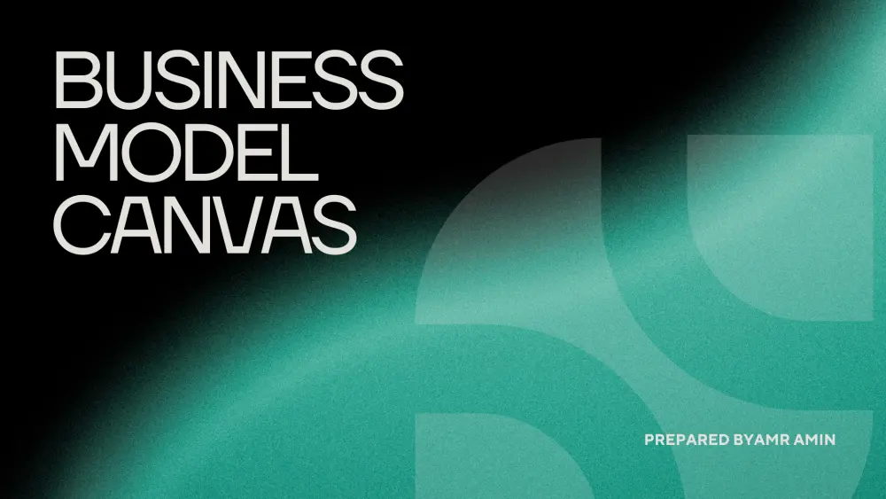 تصميم نموذج الاعمال ( Business Model Canvas )