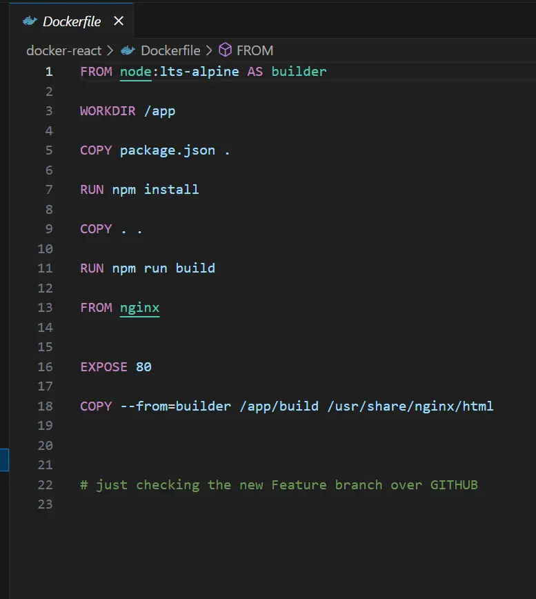 setting up a simple Docker environment