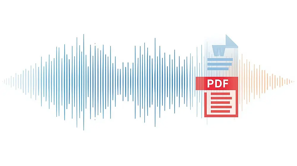 تفريغ محاضرات، مقابلات، وبودكاست بدقة عالية (15 دقيقة)