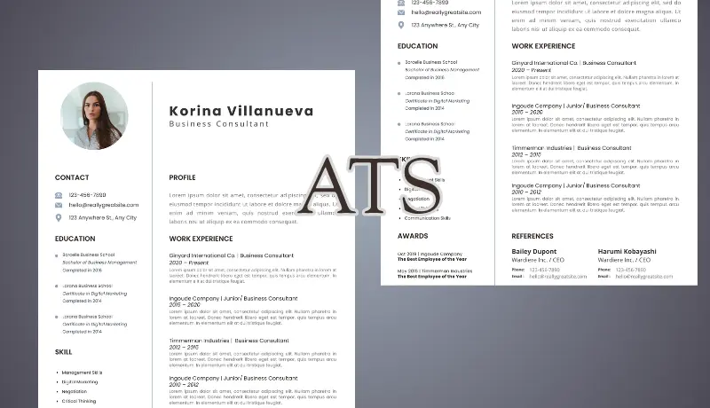 تصميم وكتابة سيرة ذاتية احترافية متوافقة مع نظام ATS باللغتين العربية أو الإنجليزية