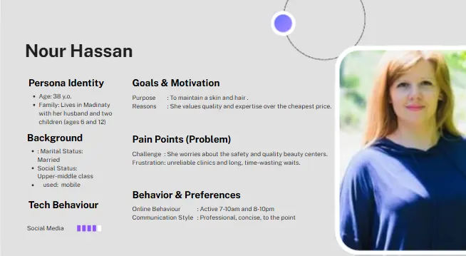 فكرة Buyer Persona أو شخصية العميل المثالي مهمة جدًا لأي شخص بيقدم خدمة — لأنها بتخليك تعرف مين اللي بتخاطبه، وبتقدم له إيه، وليه يشتري منك.