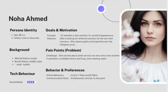 فكرة Buyer Persona أو شخصية العميل المثالي مهمة جدًا لأي شخص بيقدم خدمة — لأنها بتخليك تعرف مين اللي بتخاطبه، وبتقدم له إيه، وليه يشتري منك.