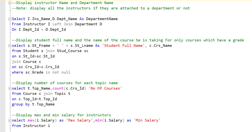 تحليل وتنظيف وإدارة البيانات باستخدام SQL