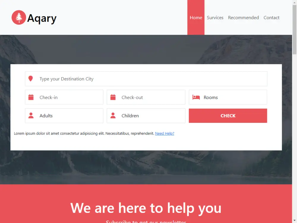 تصميم مواقع ويب و Landing Page
