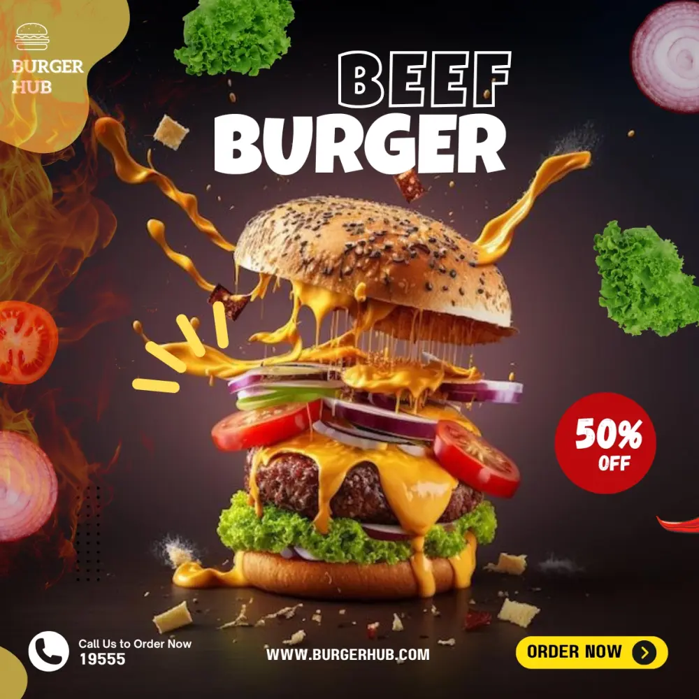 تصميمات احترافية للمطاعم والعلامات التجارية تزيد التفاعل وتضاعف الانطباع الأول