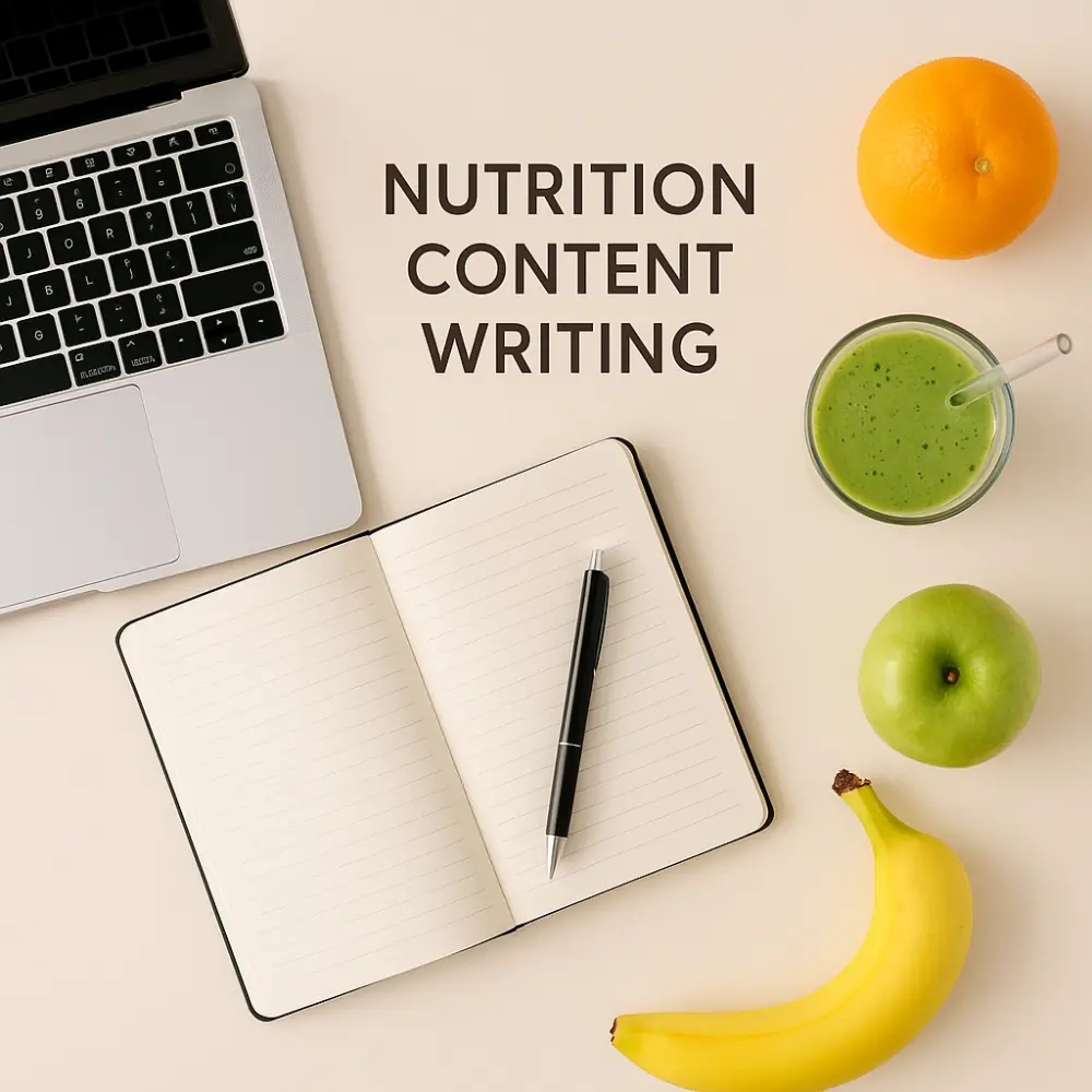 كتابة محتوى غذائي وتسويقي