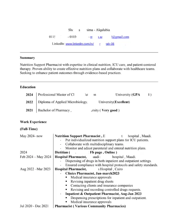 كتابة وتصميم سيرة ذاتية (CV) احترافية تسوّق لمهاراتك وتبرز مهاراتك