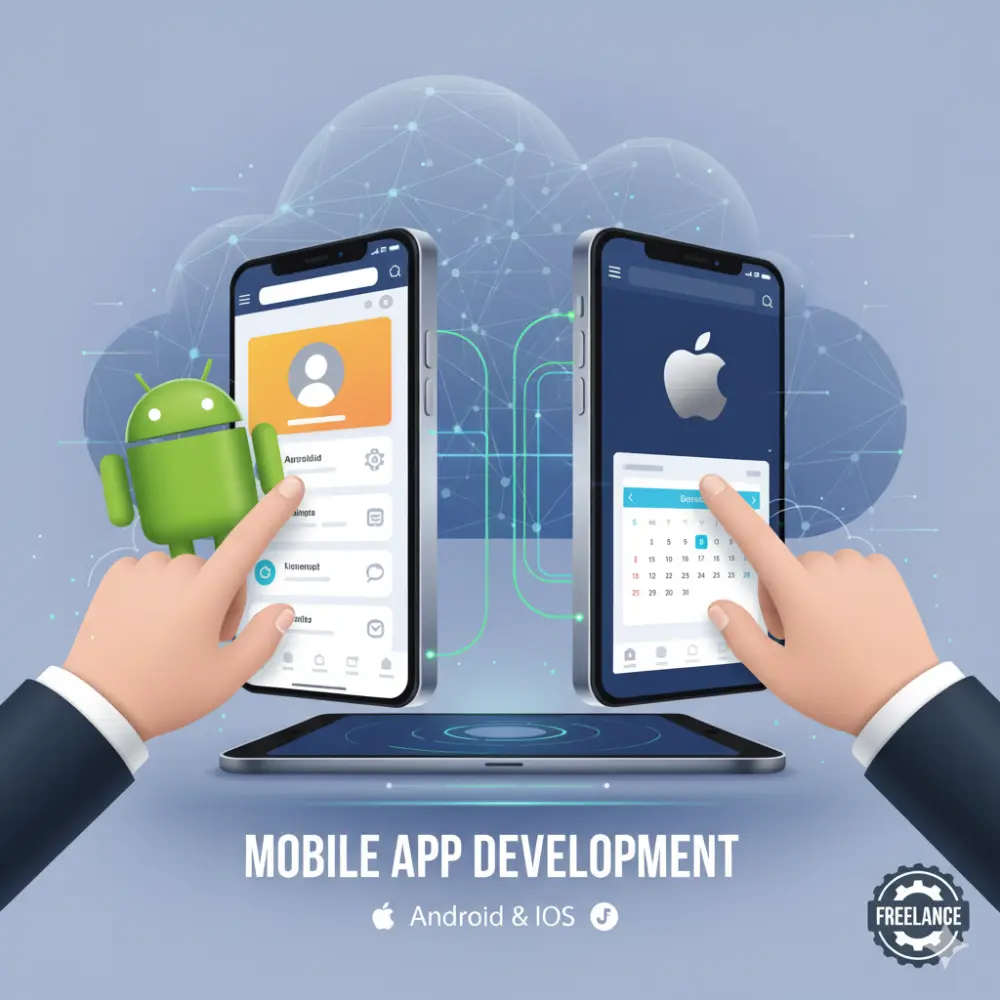 انشاء و تطوير تطبيقات الموبيل لنظامي Android و IOS باستخدام Flutter