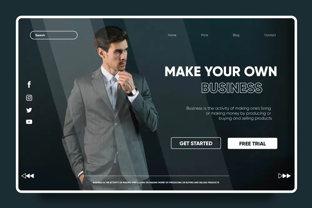 تصميم موقع ويب متجاوب اخترافي